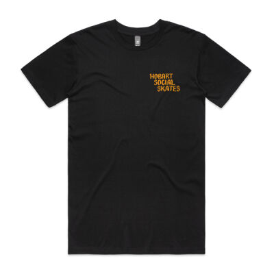 Hobart Social Skates - AS Color Staple Tee - BLACK Thumbnail