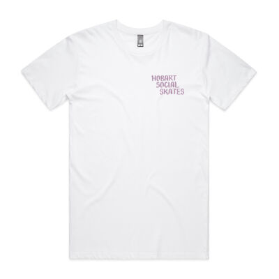 Hobart Social Skates - AS Color Staple Tee - WHITE Thumbnail