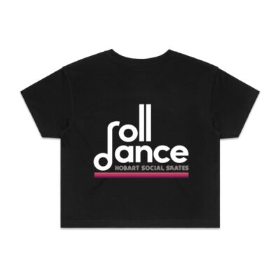 Roll Dance AS Colour Crop Top - Black Thumbnail