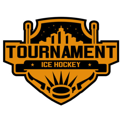 Tournament Ice Hockey logo template 02 Thumbnail